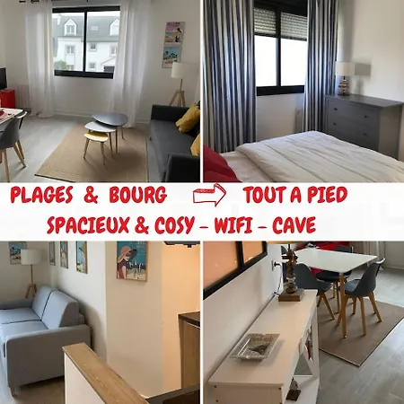 Beach 5 Mins Away 35 M2 Private Parking Mellet